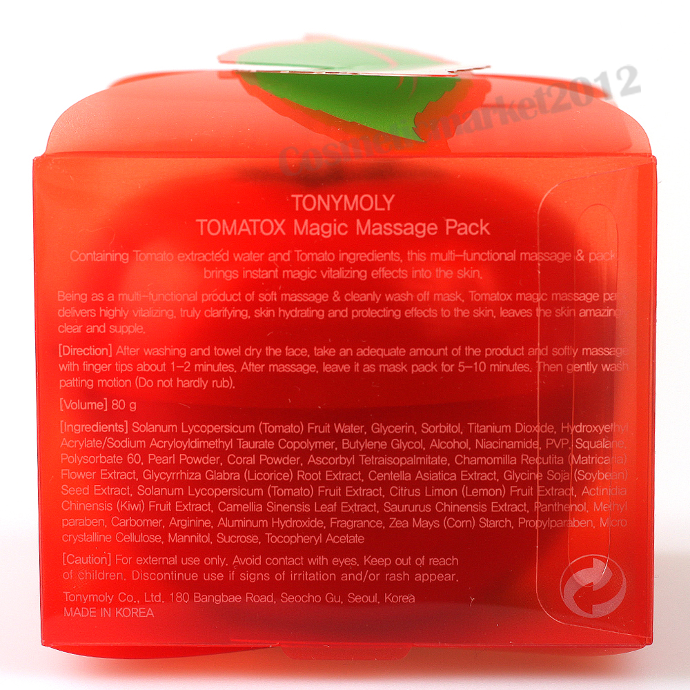 Tonymoly Tomatox Magic Massage Pack 80g Free Ts Ebay